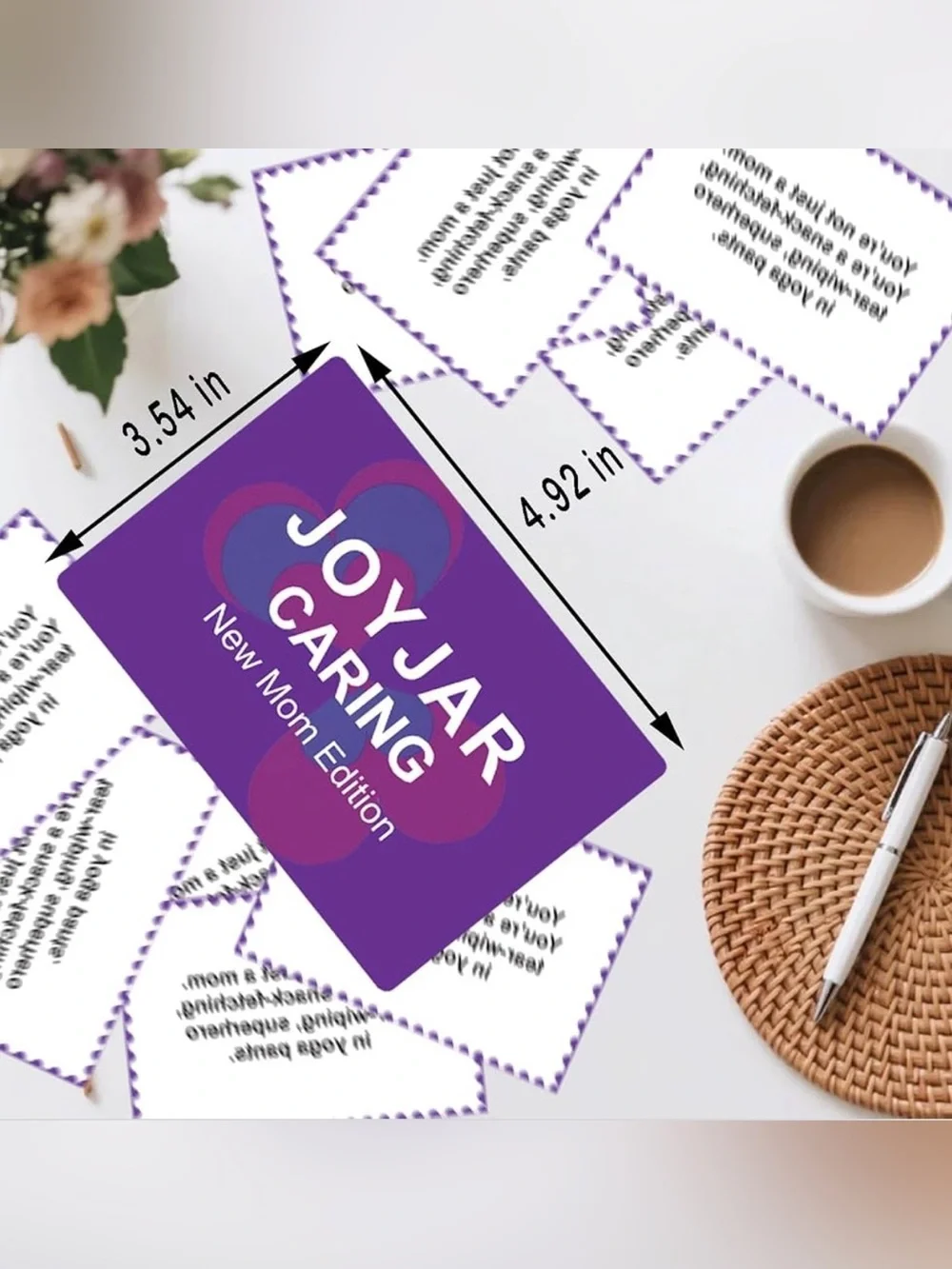 JoyJar Caring New Mom Edition Card Deck 50 Cards New